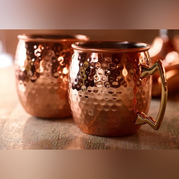 Godinger Dining Godinger Moscow Mule Mug Set 2 Copper 4 Oz Mugs New